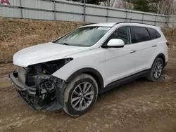 Vehiculos salvage en venta de Copart Davison, MI: 2017 Hyundai Santa FE SE