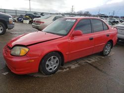 Hyundai Accent GL salvage cars for sale: 2005 Hyundai Accent GL