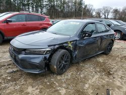 Salvage cars for sale at North Billerica, MA auction: 2022 Honda Civic Sport