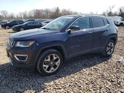 Jeep salvage cars for sale: 2017 Jeep Compass Limited