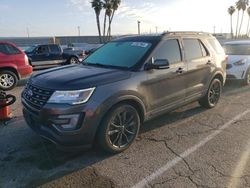 Salvage cars for sale from Copart Van Nuys, CA: 2017 Ford Explorer XLT