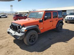 Salvage cars for sale from Copart Phoenix, AZ: 2018 Jeep Wrangler Unlimited Sport