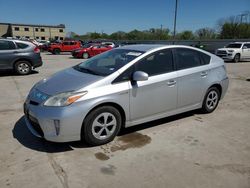 Salvage cars for sale from Copart Wilmer, TX: 2012 Toyota Prius