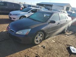 Salvage cars for sale at Brighton, CO auction: 2006 Honda Accord EX