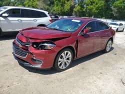 Vehiculos salvage en venta de Copart Ocala, FL: 2018 Chevrolet Malibu Premier