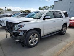 Salvage cars for sale from Copart Sacramento, CA: 2017 Chevrolet Tahoe K1500 LT
