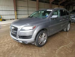 Salvage cars for sale at Greenwell Springs, LA auction: 2015 Audi Q7 TDI Premium Plus