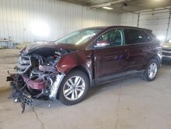 Salvage cars for sale at Franklin, WI auction: 2017 Ford Edge SEL