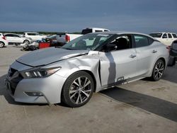 Salvage cars for sale from Copart Grand Prairie, TX: 2017 Nissan Maxima 3.5S