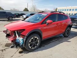 Subaru salvage cars for sale: 2021 Subaru Crosstrek Premium