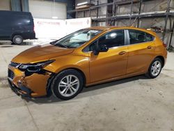 Salvage cars for sale from Copart Eldridge, IA: 2017 Chevrolet Cruze LT