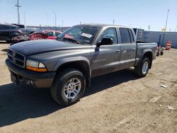 Salvage cars for sale at Greenwood, NE auction: 2002 Dodge Dakota Quad Sport