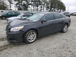 Chevrolet Malibu 1LT salvage cars for sale: 2015 Chevrolet Malibu 1LT