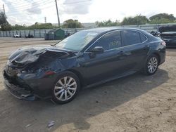 Salvage cars for sale from Copart Miami, FL: 2018 Toyota Camry L