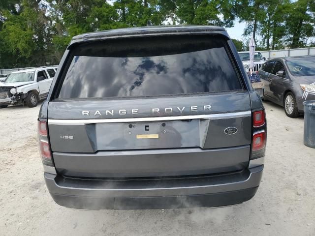 2018 Land Rover Range Rover HSE