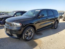 Salvage cars for sale at San Antonio, TX auction: 2019 Dodge Durango GT