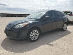 Salvage cars for sale from Copart Andrews, TX: 2012 Mazda 3 I