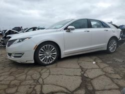 Salvage cars for sale at Woodhaven, MI auction: 2016 Lincoln MKZ