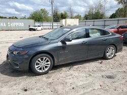 Salvage cars for sale from Copart Midway, FL: 2016 Chevrolet Malibu LT