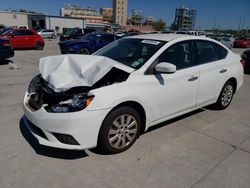 Salvage cars for sale at New Orleans, LA auction: 2016 Nissan Sentra S
