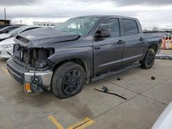 Salvage cars for sale from Copart Grand Prairie, TX: 2020 Toyota Tundra Crewmax SR5