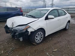 Salvage cars for sale at Elgin, IL auction: 2017 Toyota Corolla L