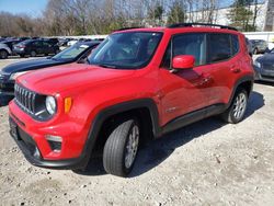 Salvage cars for sale at North Billerica, MA auction: 2019 Jeep Renegade Latitude