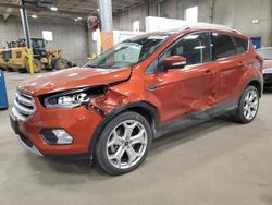 Salvage cars for sale at Blaine, MN auction: 2019 Ford Escape Titanium