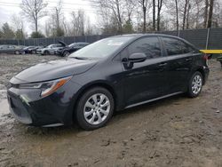 Salvage cars for sale at Waldorf, MD auction: 2020 Toyota Corolla LE