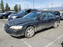 Salvage cars for sale from Copart Rancho Cucamonga, CA: 2002 Honda Accord EX