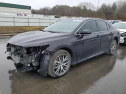 Salvage cars for sale from Copart Assonet, MA: 2022 Toyota Camry XLE