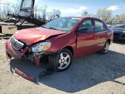 Vehiculos salvage en venta de Copart Baltimore, MD: 2006 Toyota Corolla CE