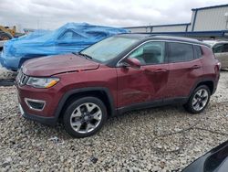 Salvage cars for sale from Copart Wayland, MI: 2021 Jeep Compass Limited