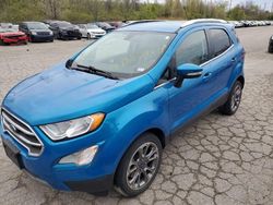 Salvage cars for sale from Copart Bridgeton, MO: 2018 Ford Ecosport Titanium