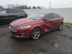 Salvage cars for sale at Glassboro, NJ auction: 2015 Ford Fusion Titanium