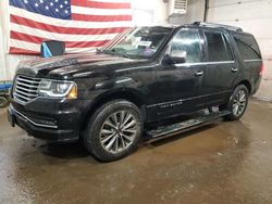 Salvage cars for sale from Copart Lyman, ME: 2017 Lincoln Navigator Select