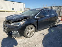 Chevrolet salvage cars for sale: 2017 Chevrolet Cruze Premier