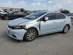 Honda Civic EXL salvage cars for sale: 2012 Honda Civic EXL