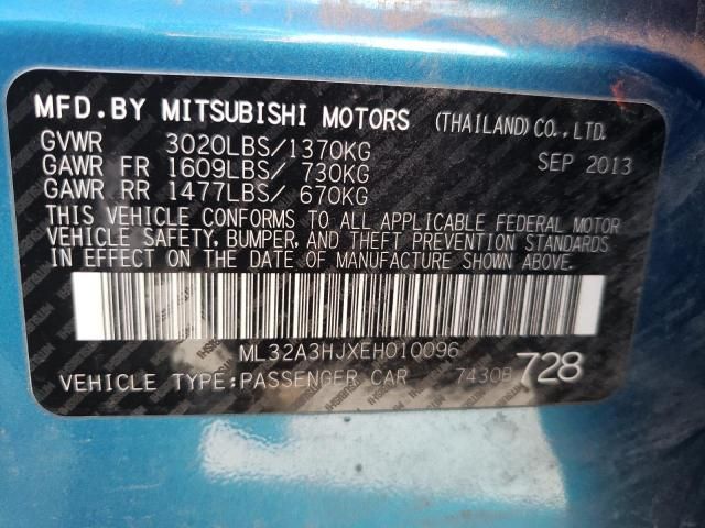 2014 Mitsubishi Mirage DE
