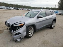 Jeep salvage cars for sale: 2017 Jeep Cherokee Limited