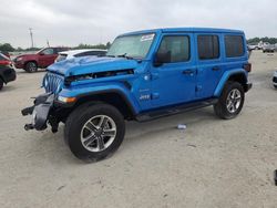 Jeep Wrangler Unlimited Sahara salvage cars for sale: 2022 Jeep Wrangler Unlimited Sahara