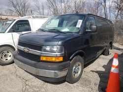 Salvage trucks for sale at Woodhaven, MI auction: 2017 Chevrolet Express G2500 LT