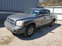 Salvage cars for sale from Copart West Mifflin, PA: 2007 Dodge Dakota Quattro