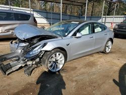Salvage cars for sale from Copart Austell, GA: 2018 Tesla Model 3