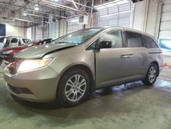 Salvage cars for sale from Copart Woodhaven, MI: 2013 Honda Odyssey EX