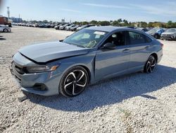 Salvage cars for sale at Opa Locka, FL auction: 2022 Honda Accord Sport