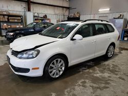 Salvage cars for sale from Copart Rogersville, MO: 2012 Volkswagen Jetta TDI