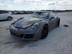 Salvage cars for sale from Copart Arcadia, FL: 2017 Porsche 911 Carrera S
