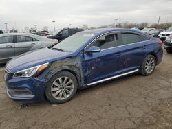 Salvage cars for sale at Indianapolis, IN auction: 2015 Hyundai Sonata Sport