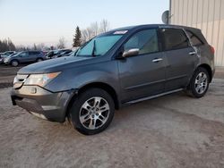 Salvage cars for sale from Copart Ontario Auction, ON: 2007 Acura MDX